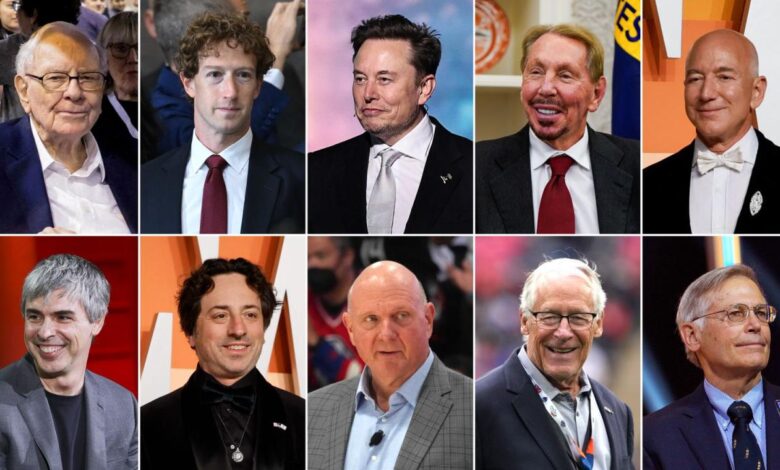 The 10 richest Americans got $365 billion richer in the past year. Now  they're on the verge of a huge tax cut | CNN Business