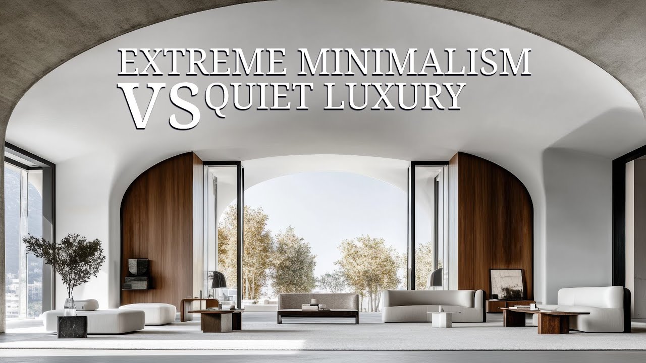 Extreme Minimalism vs Quiet Luxury | Understanding the Key Differences in  Design